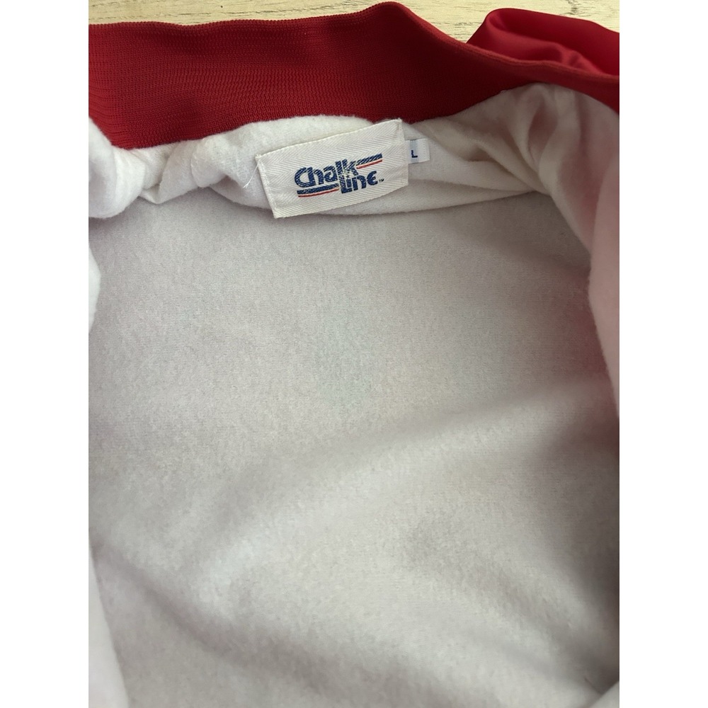 Vtg 90's NFL Super Bowl XXIV satin Chalk Line Custom Have a Nice Jersey Day L - Picture 15 of 16